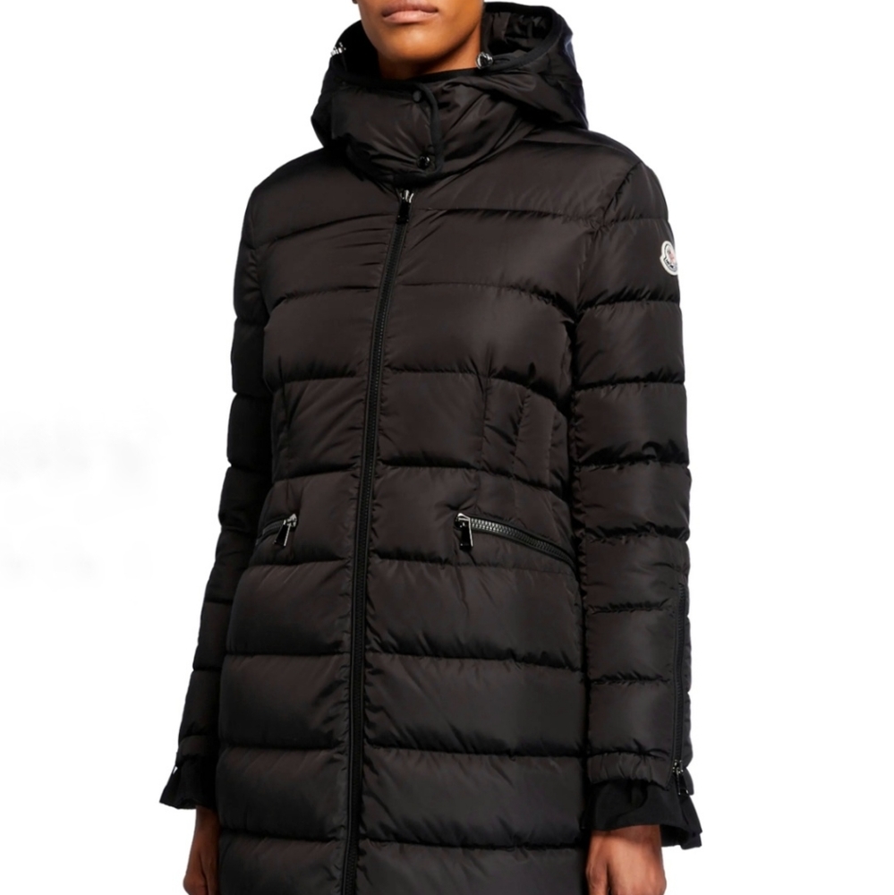 NWT Moncler Betulong A-line Puffer in Black, Size 00